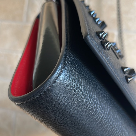 CHRISTIAN LOUBOUTIN Black Studded Crossbody Bag - Picture 8 of 13